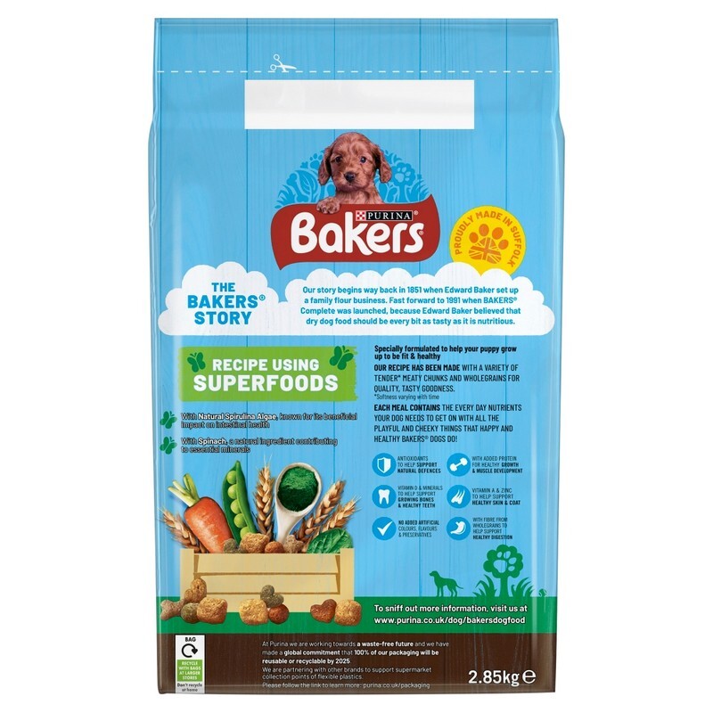 Bakers Puppy Chicken & Veg 2.85kg