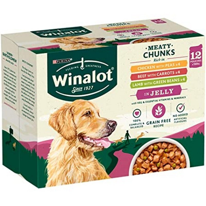 Winalot Adult Meaty Chunks CIJ 100gx12x4