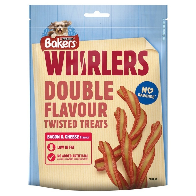 Bakers Whirlers Bacon & Cheese 130gx6