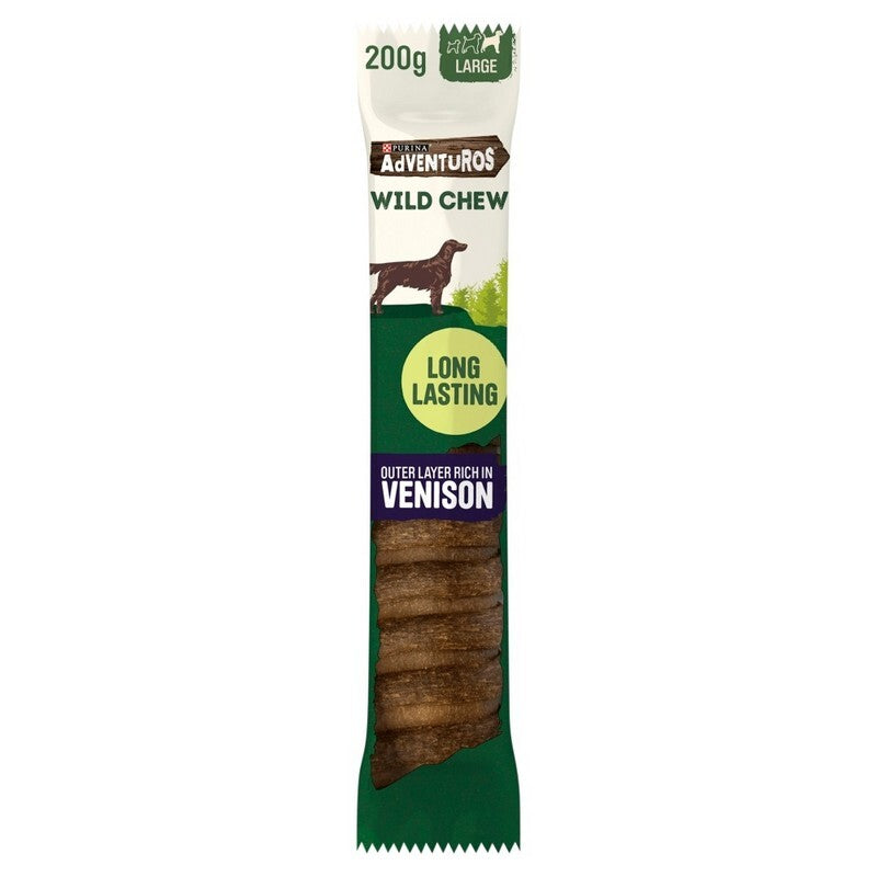 Adventuros Wild Chews Venison Lrg 200gx4