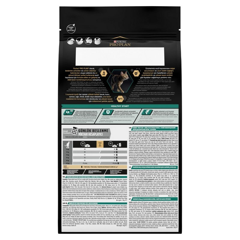 Pro Plan Cat Adlt 1 Renal Plus Chk 1.5kg