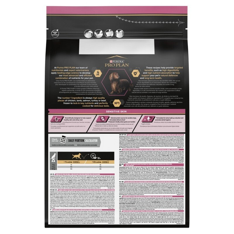 Pro Plan Dog Adult Sml/Min Sens Skin 3kg