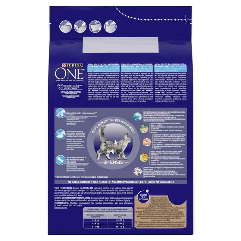Purina One Adult Cat Light Chk Wht 2.8kg