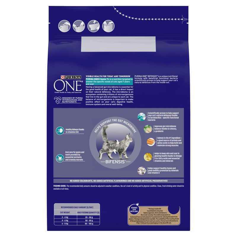 Purina One Senior 7+ Cat Salmon 2.8 kg