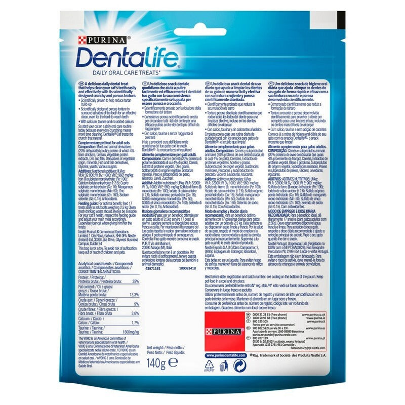 DentaLife Cat Dental Treats Chick 140gx5