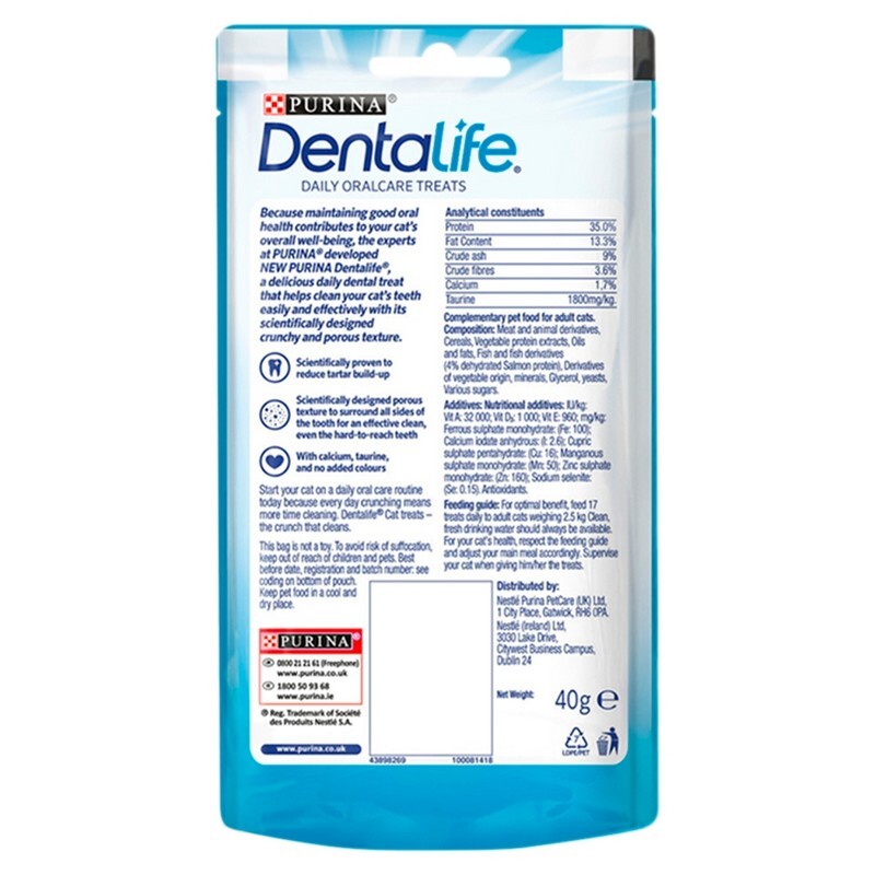 DentaLife Cat Dental Treats Salmon 40gx8