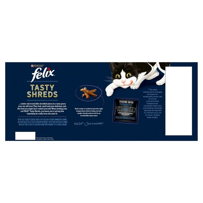 Felix Pch Tasty Shred Mix Sel Grv 80gx40