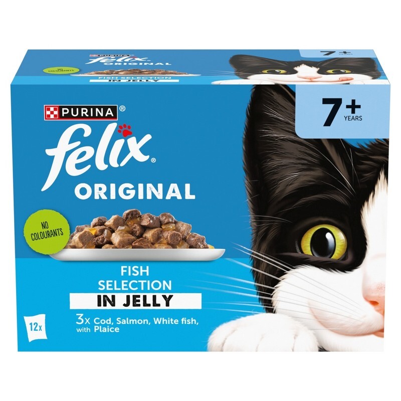 Felix Pch Orig Sen 7+ Fish CIJ 85gx12x4