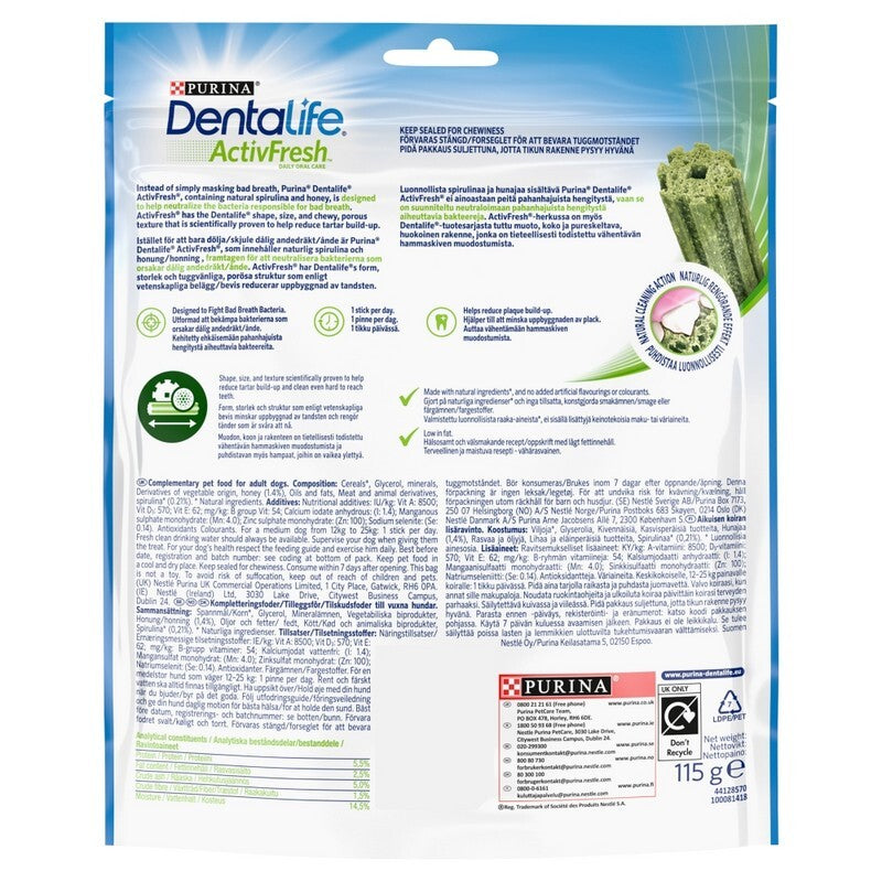 Dentalife Activfresh Med 115g (5Sk) x 6