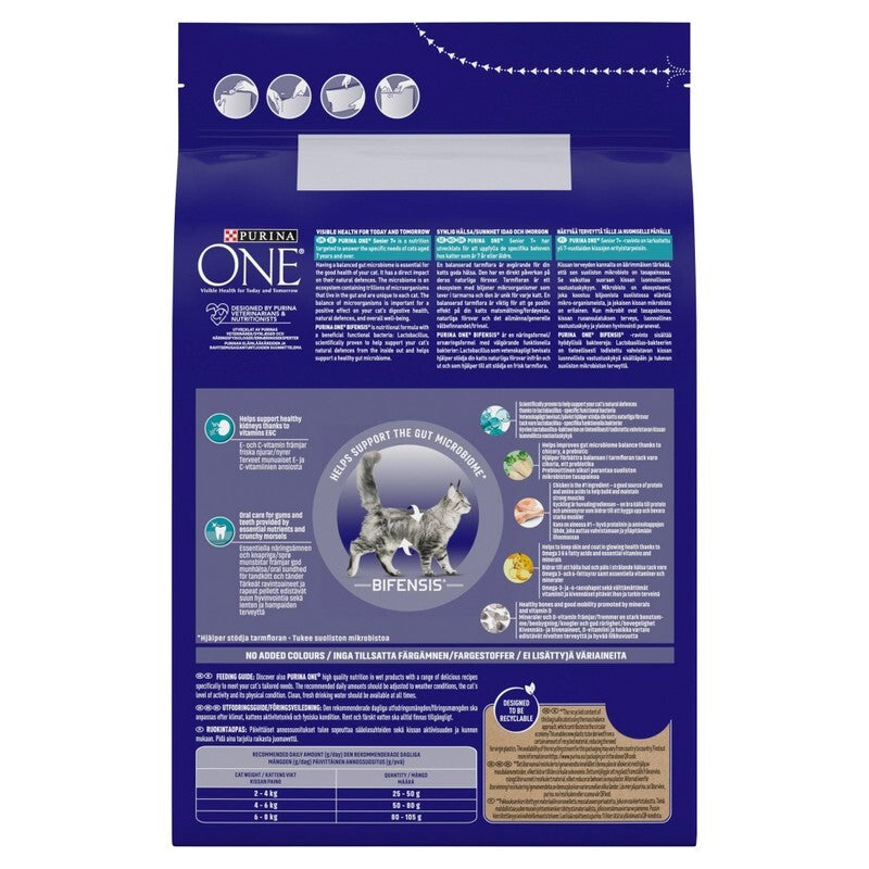 Purina One Senior 7+ Cat Chicken 2.8 kg