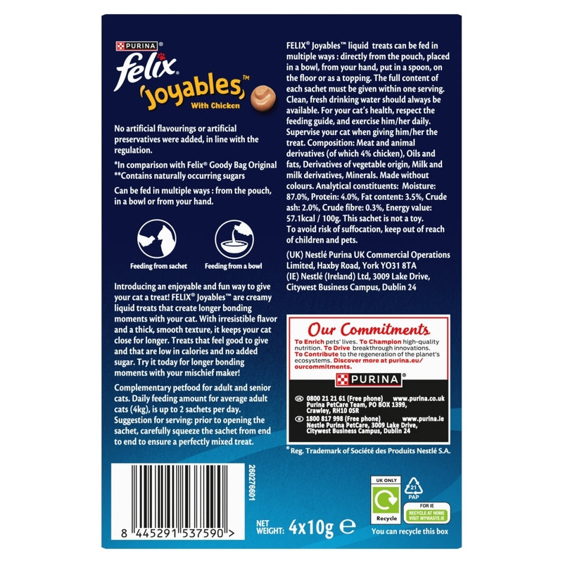 Felix Joyables Liquid Chicken  10gx4x11