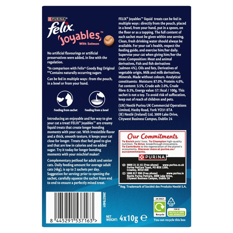 Felix Joyables Liquid Salmon  10gx4x11