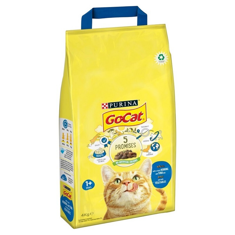 Go-Cat Comp Tuna Herring & Veg 4 kg