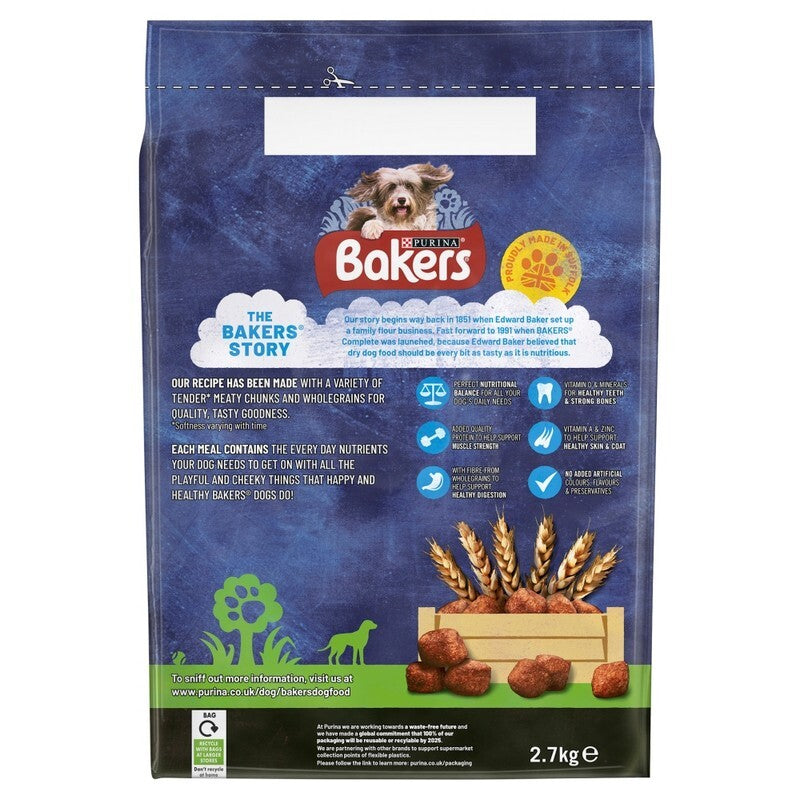 Bakers Meaty Meals Beef 2.7 kg