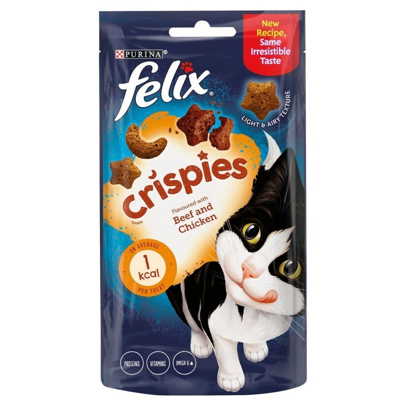 Felix Crispies Beef & Chicken 45gx8