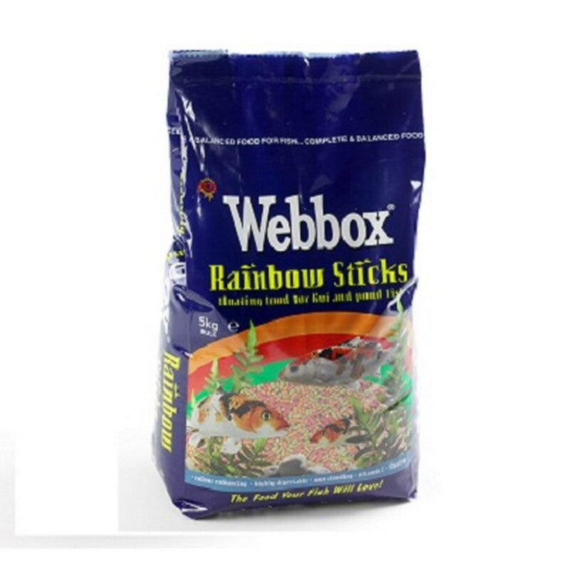 Webbox Fish Rainbow Pond Sticks 5 kg