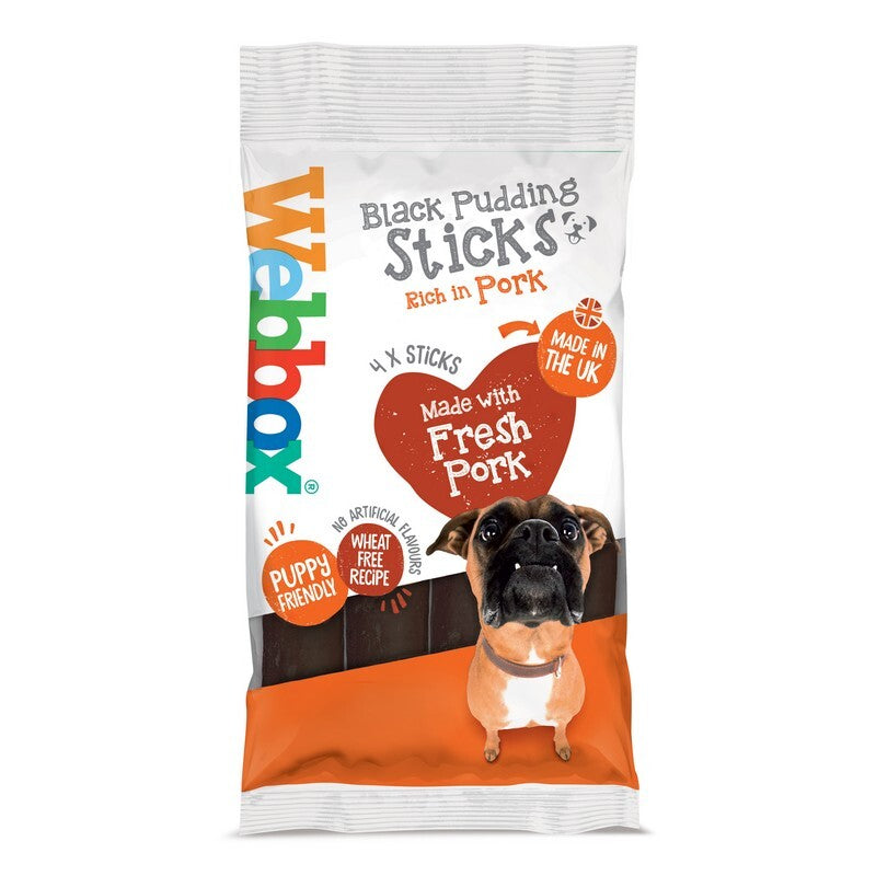 Webbox Black Pudding Sticks 16x4Pk