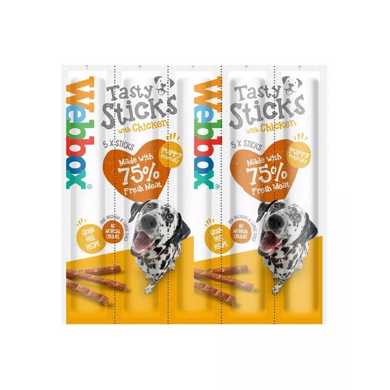 Webbox Tasty Sticks Chicken L 18x5Pk