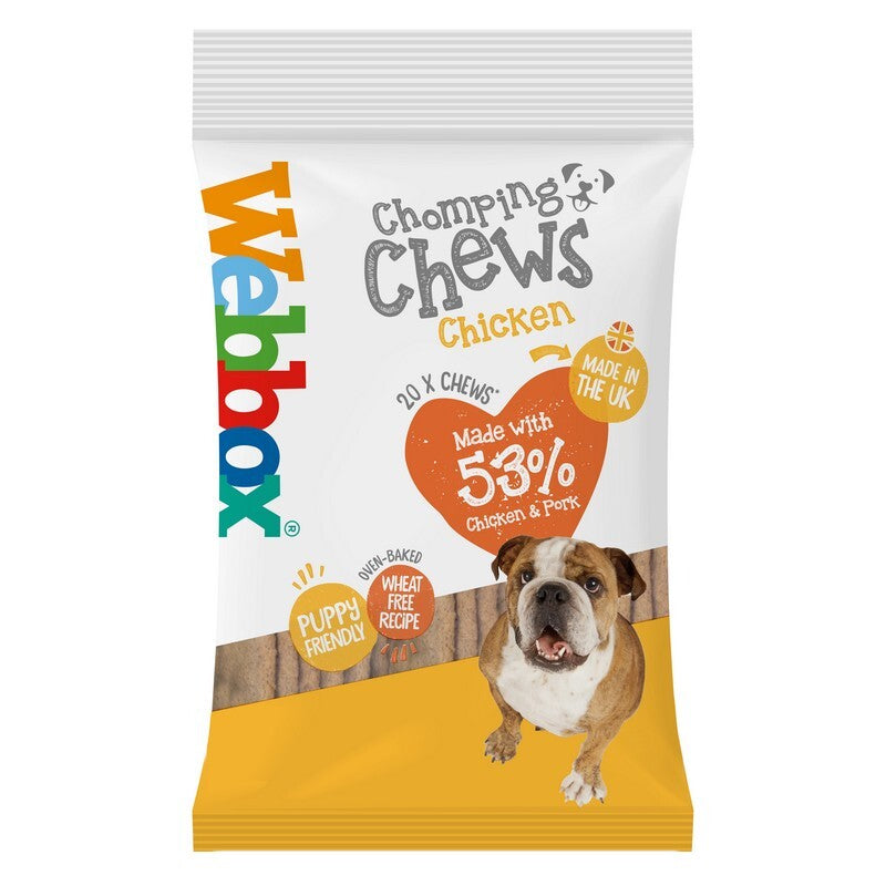 Webbox Chomping Chews Chicken 10x200g