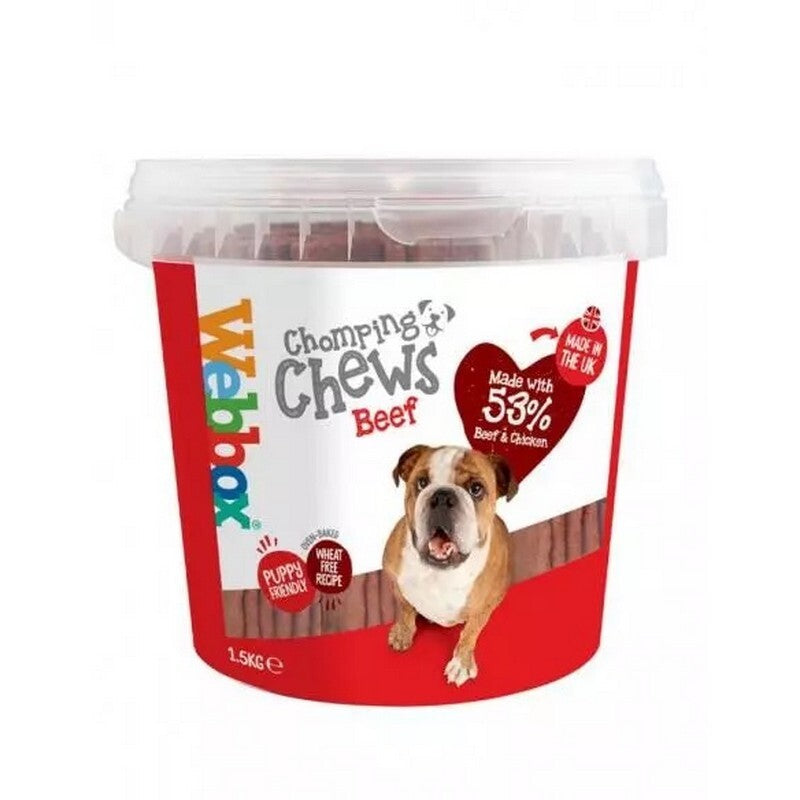 Webbox Chomping Chews Beef 1.5 kg