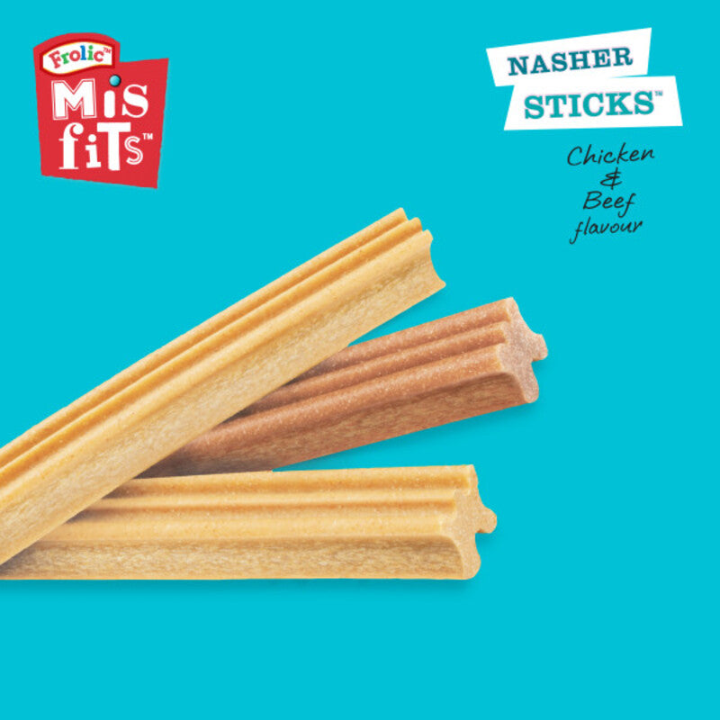 Pedigree Misfits Nasher Sticks Lrg x10