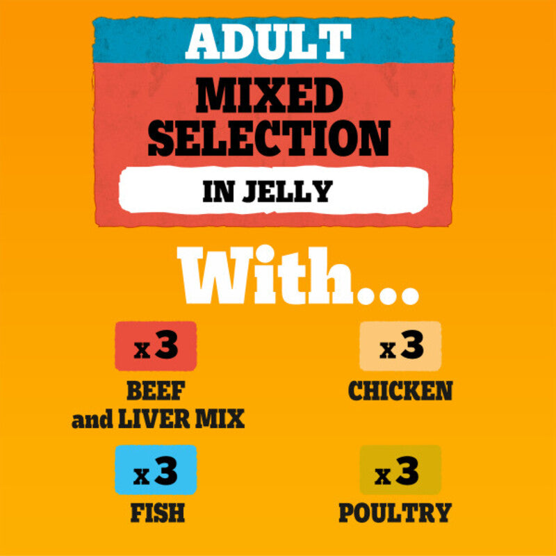 Pedigree Pch Mixed Selec Jelly 100gx12x4