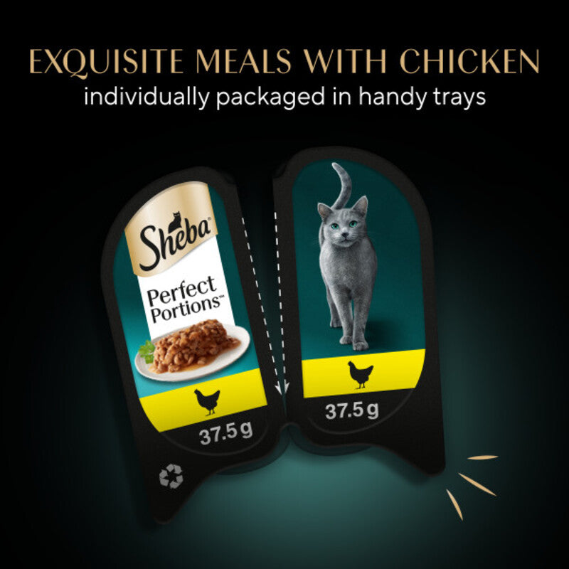 Sheba Perfect Portions Chck Pate 75gx3x8