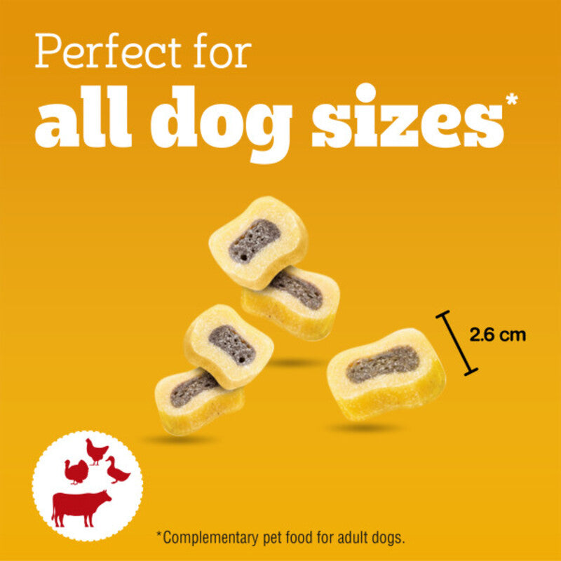 Pedigree Tasty Minis Chewy Bf&Plt 155gx8