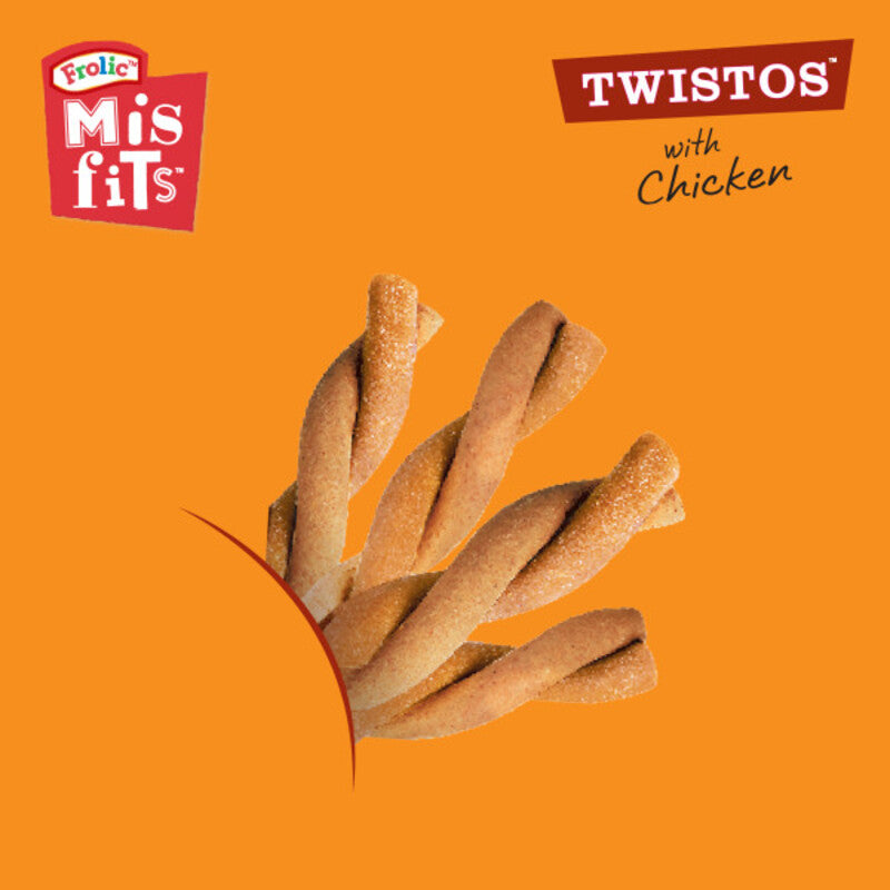 Pedigree Misfits Twistos Chicken 105gx18