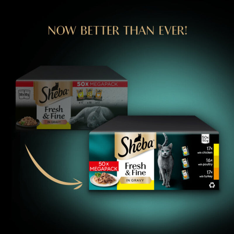 Sheba Pch Fresh & Fine Plty CIG 50gx50