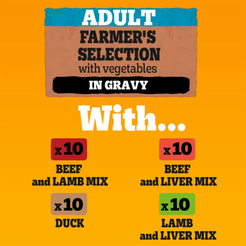 Pedigree Pch Farmer Mix Gravy 100gx40