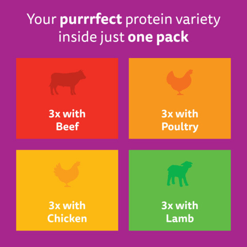 Whiskas Pch 1+ Meaty Meals Gry 85gx12x4