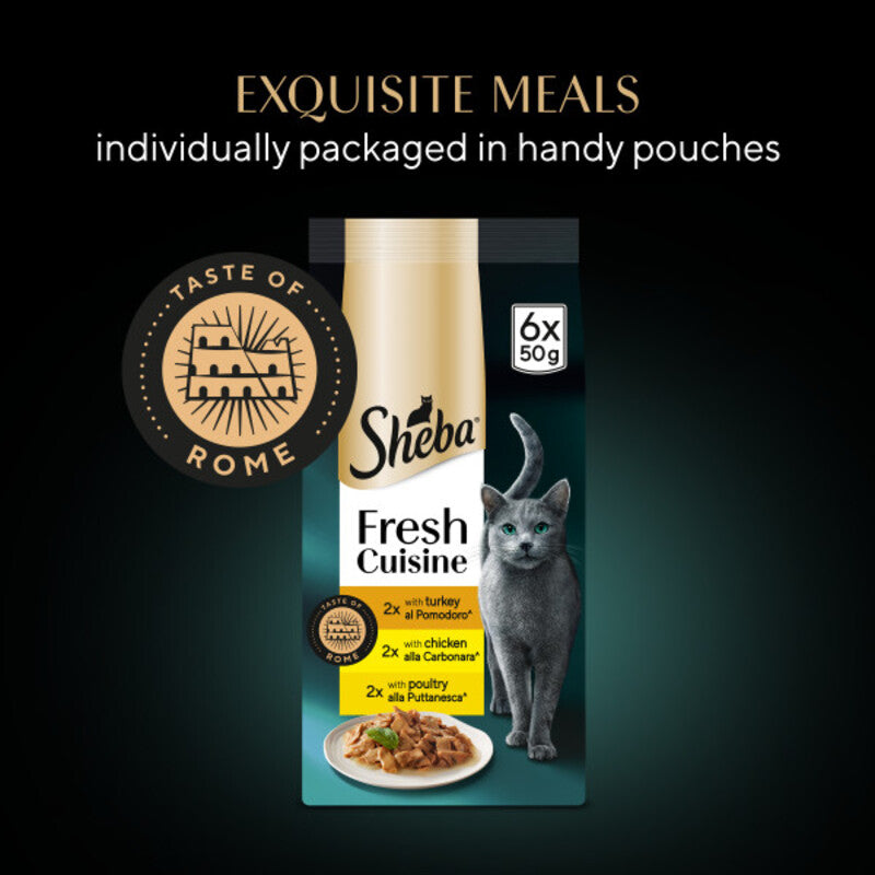 Sheba Pch F Cuisine Rome Plt CIG 50gx6x8