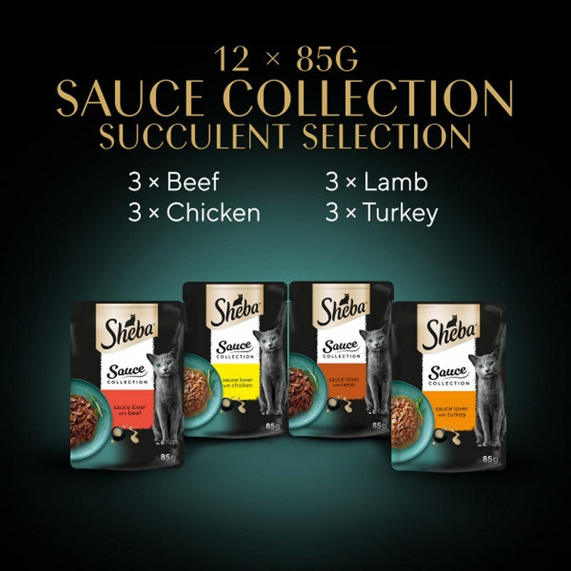 Sheba Pch Sauce Coll Mix CIG 85gx12x4