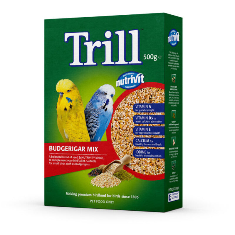 Trill Budgie Food 500gx12