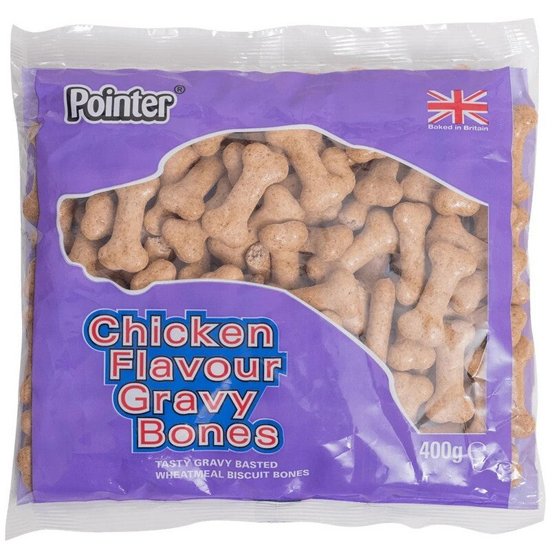 Pointer Chick Flavour Gravy Bones 400gx6