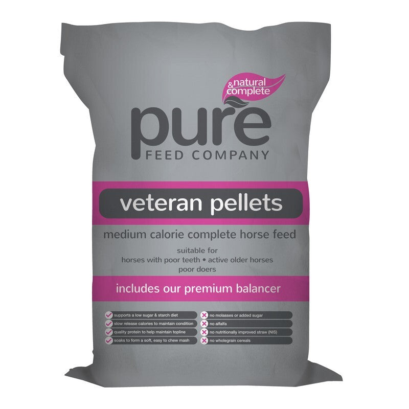 Pure Feed Pure Veteran Pellets 15 kg