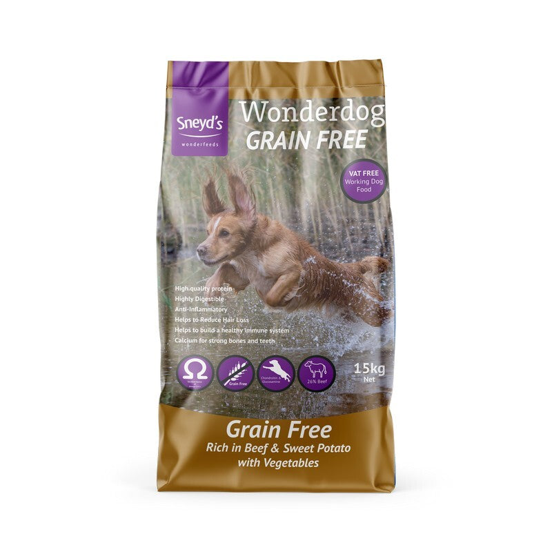 Sneyds Wonderdog Beef Grain Free 15 kg