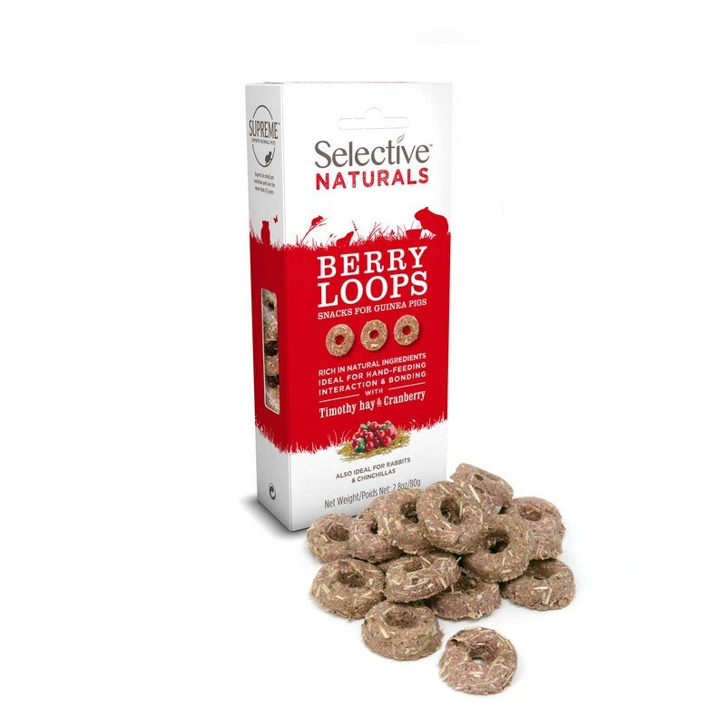 Supreme Selective Nat Berry Loops 4x80g