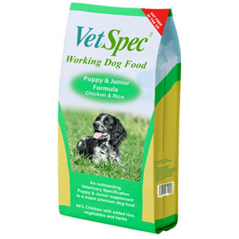 VetSpec Working Pup Jun Chk 15kg