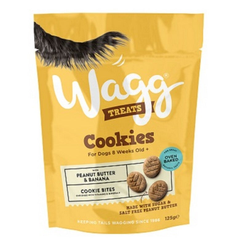 Wagg Cookie Treats Peanut&Banana 125gx7