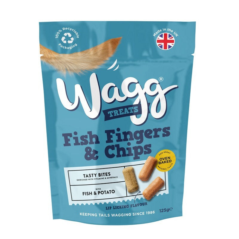 Wagg Fish Fingers & Chips Tasty B 125gx7