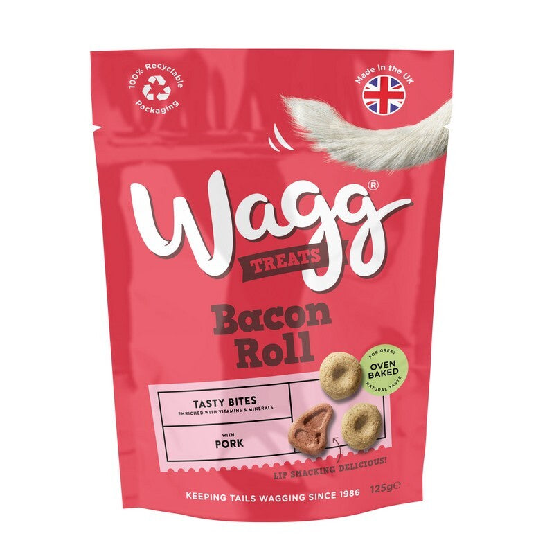 Wagg Bacon Roll Tasty Bites 125gx7
