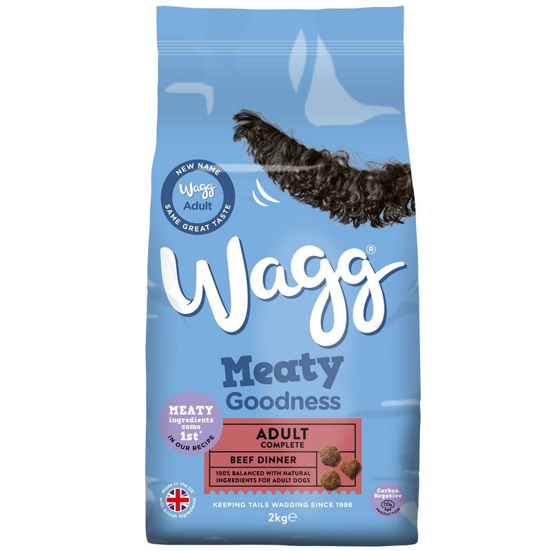 Wagg Meaty Goodness Beef & Veg 2kgx4