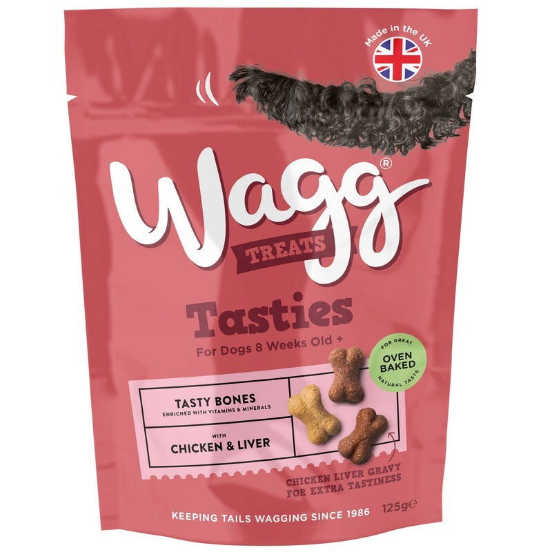 Wagg Tasties Tasty Bones Chk Liver125gx7